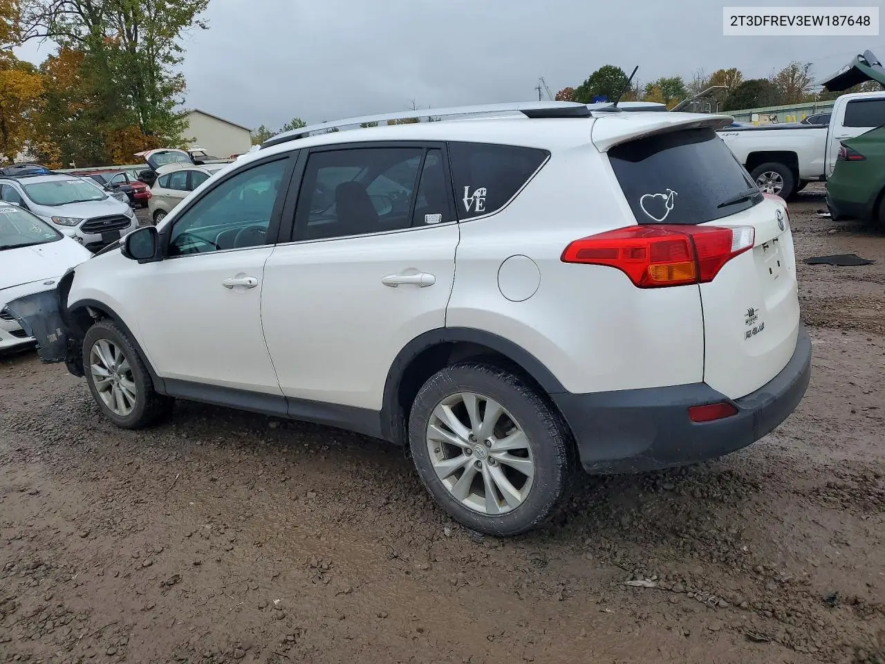 2014 TOYOTA RAV 4 VIN 2T3DFREV3EW187648 — фото 2
