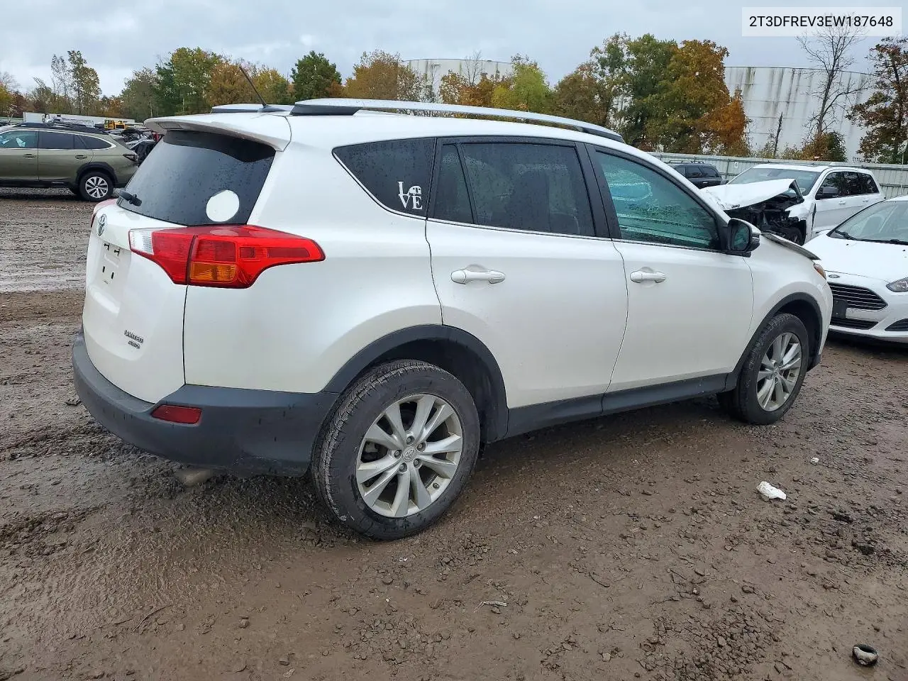 2014 TOYOTA RAV 4 VIN 2T3DFREV3EW187648 — фото 3