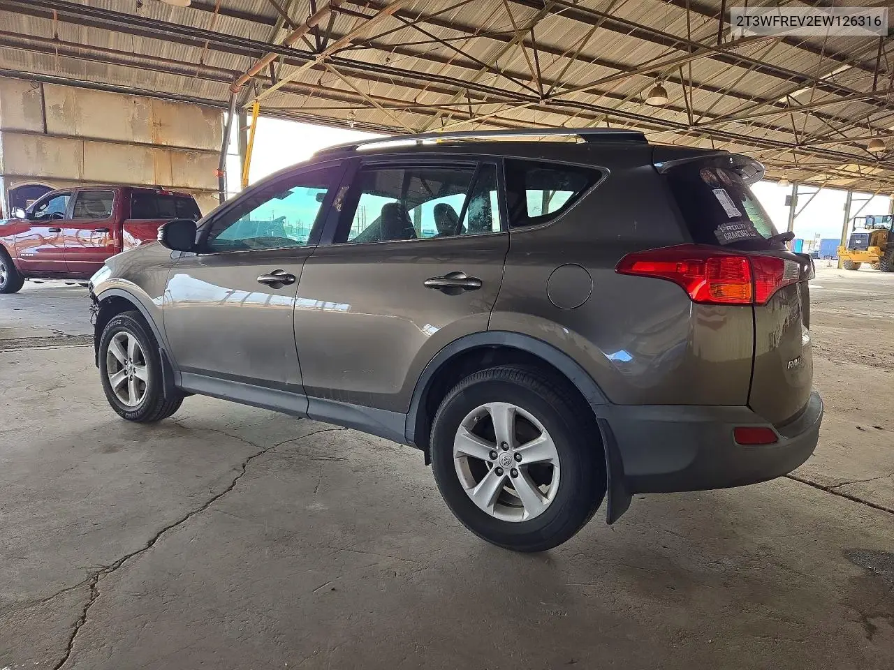 2014 TOYOTA RAV 4 VIN 2T3WFREV2EW126316 — фото 2