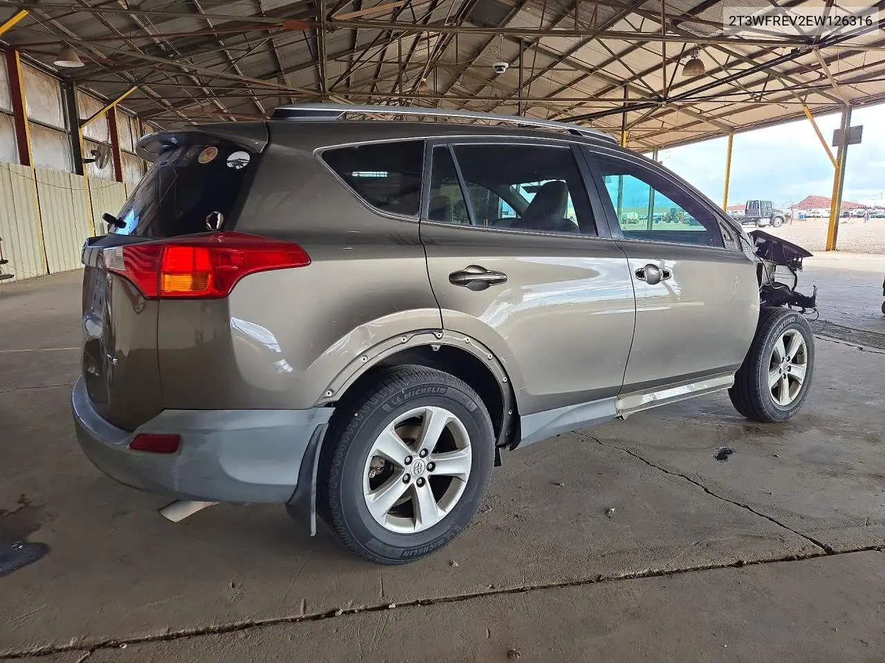 2014 TOYOTA RAV 4 VIN 2T3WFREV2EW126316 — фото 3