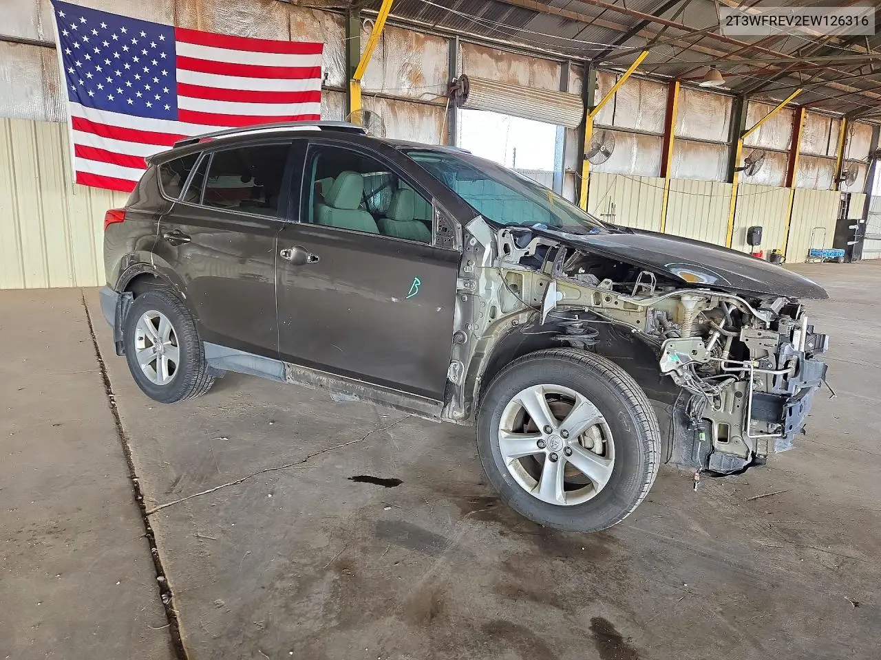 2014 TOYOTA RAV 4 VIN 2T3WFREV2EW126316 — фото 4