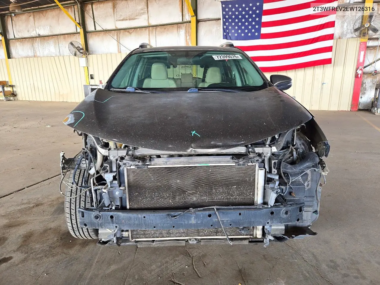 2014 TOYOTA RAV 4 VIN 2T3WFREV2EW126316 — фото 5