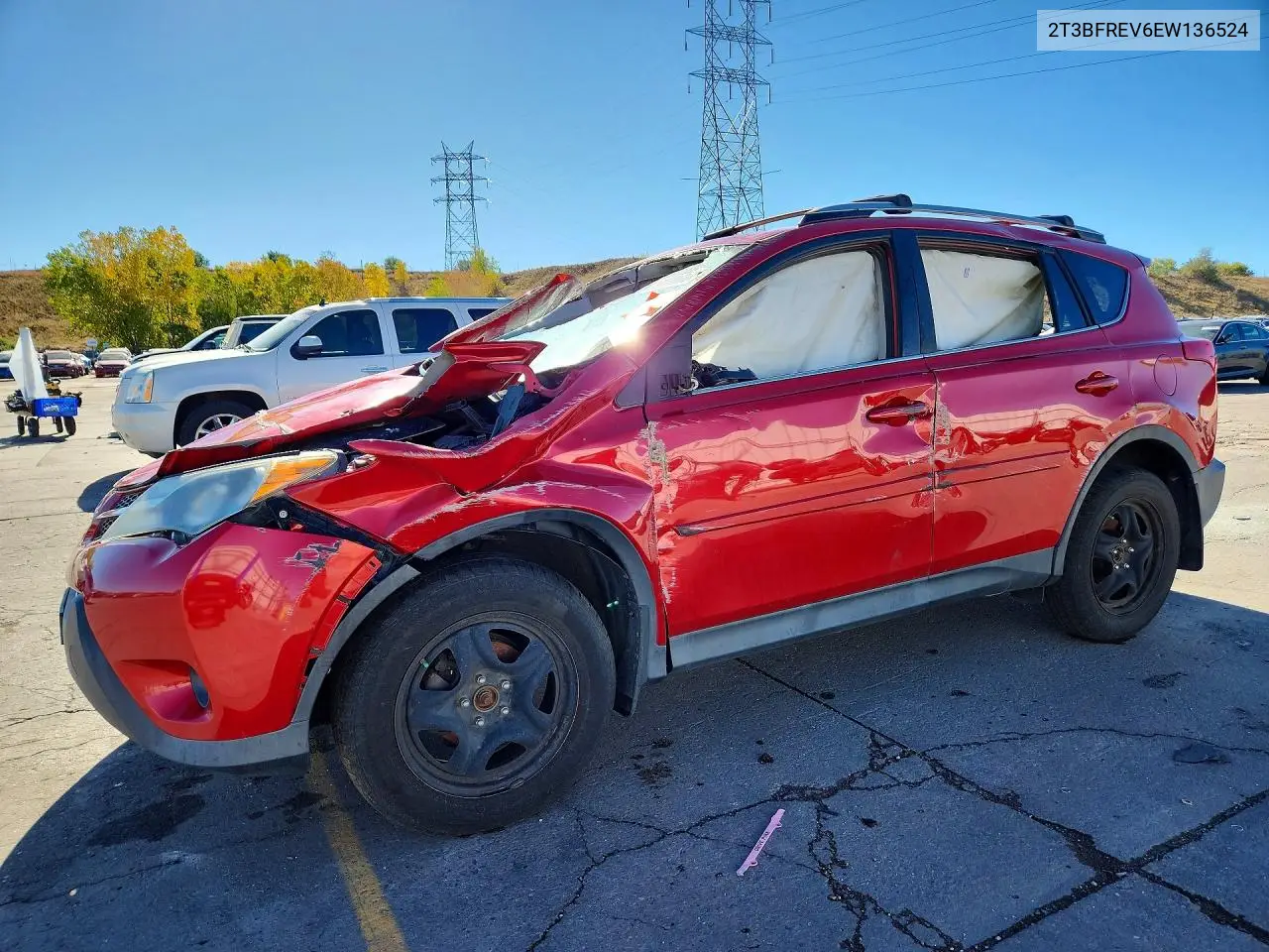 TOYOTA RAV 4 2014, VIN 2T3BFREV6EW136524