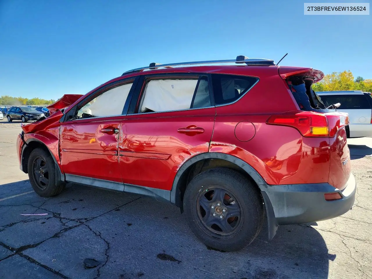 2014 TOYOTA RAV 4 VIN 2T3BFREV6EW136524 — фото 2
