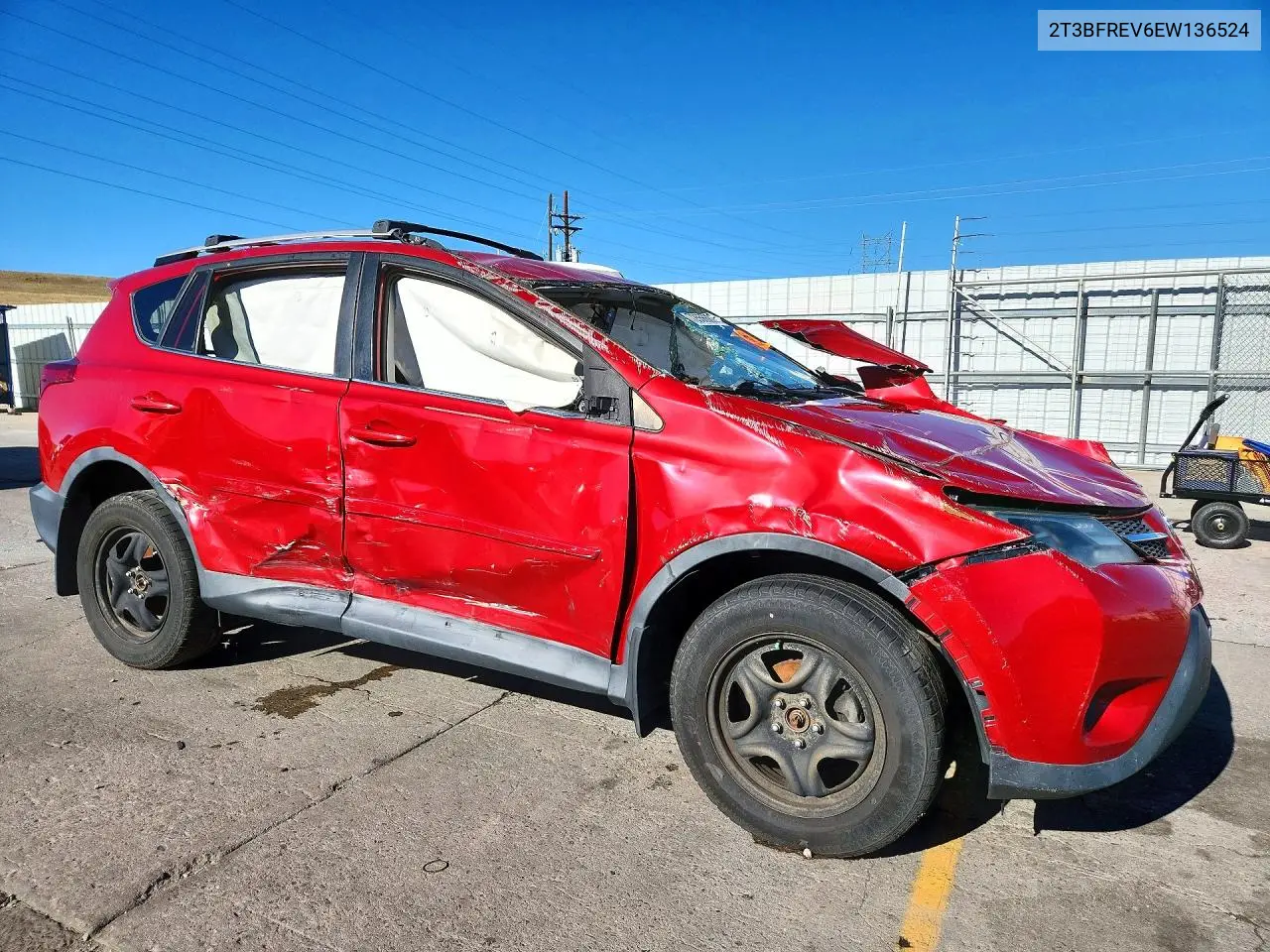 2014 TOYOTA RAV 4 VIN 2T3BFREV6EW136524 — фото 4