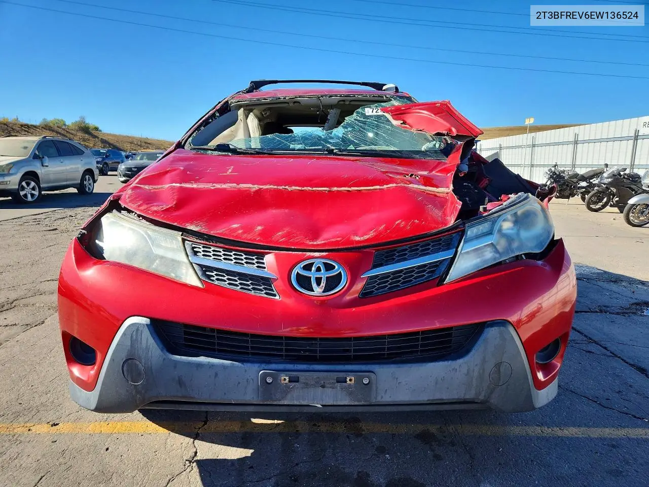 2014 TOYOTA RAV 4 VIN 2T3BFREV6EW136524 — фото 5