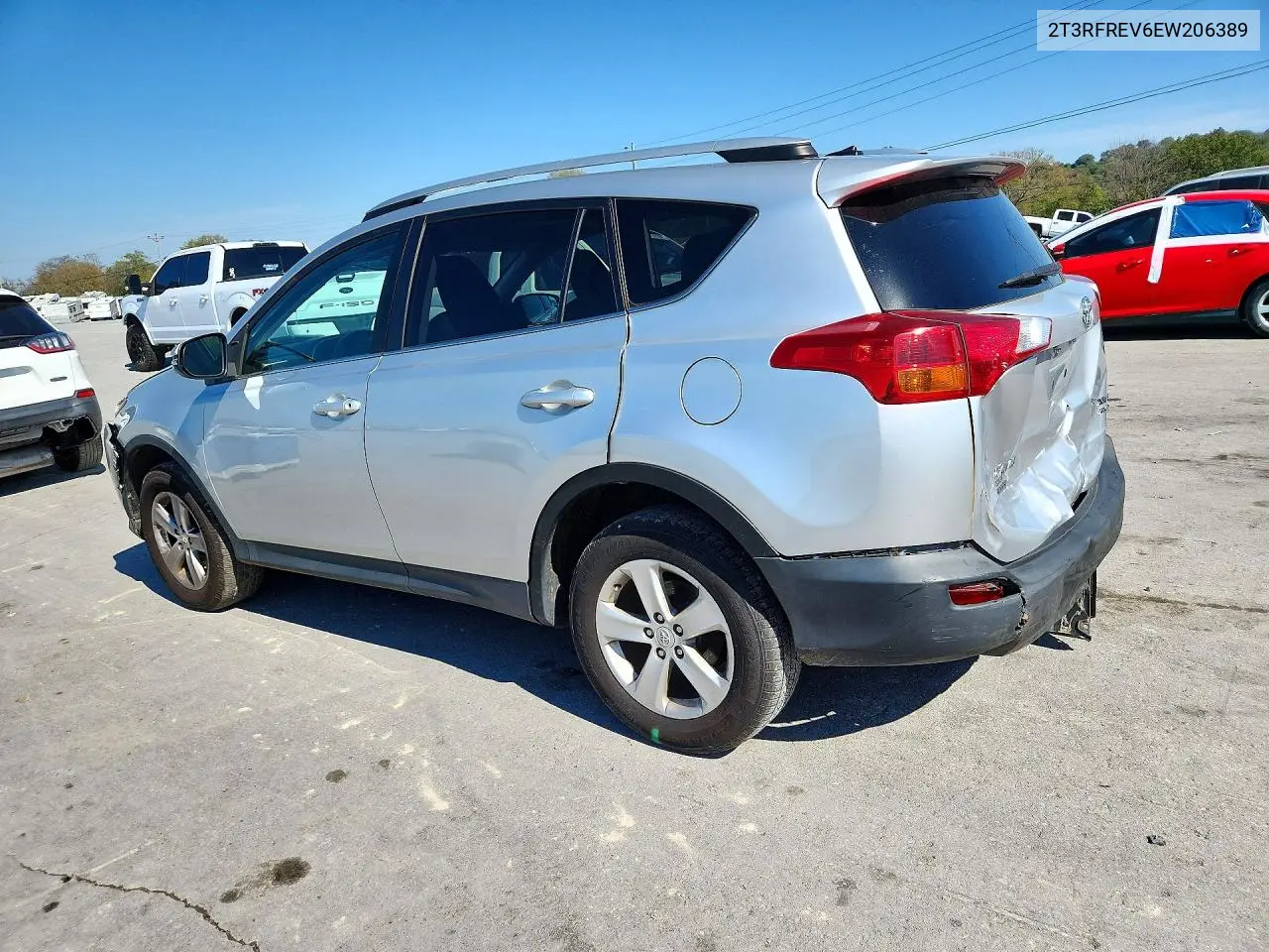 2014 TOYOTA RAV 4 VIN 2T3RFREV6EW206389 — фото 2