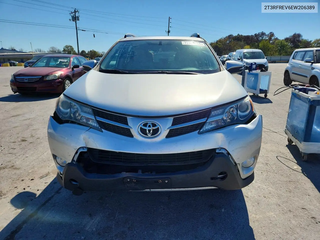 2014 TOYOTA RAV 4 VIN 2T3RFREV6EW206389 — фото 5