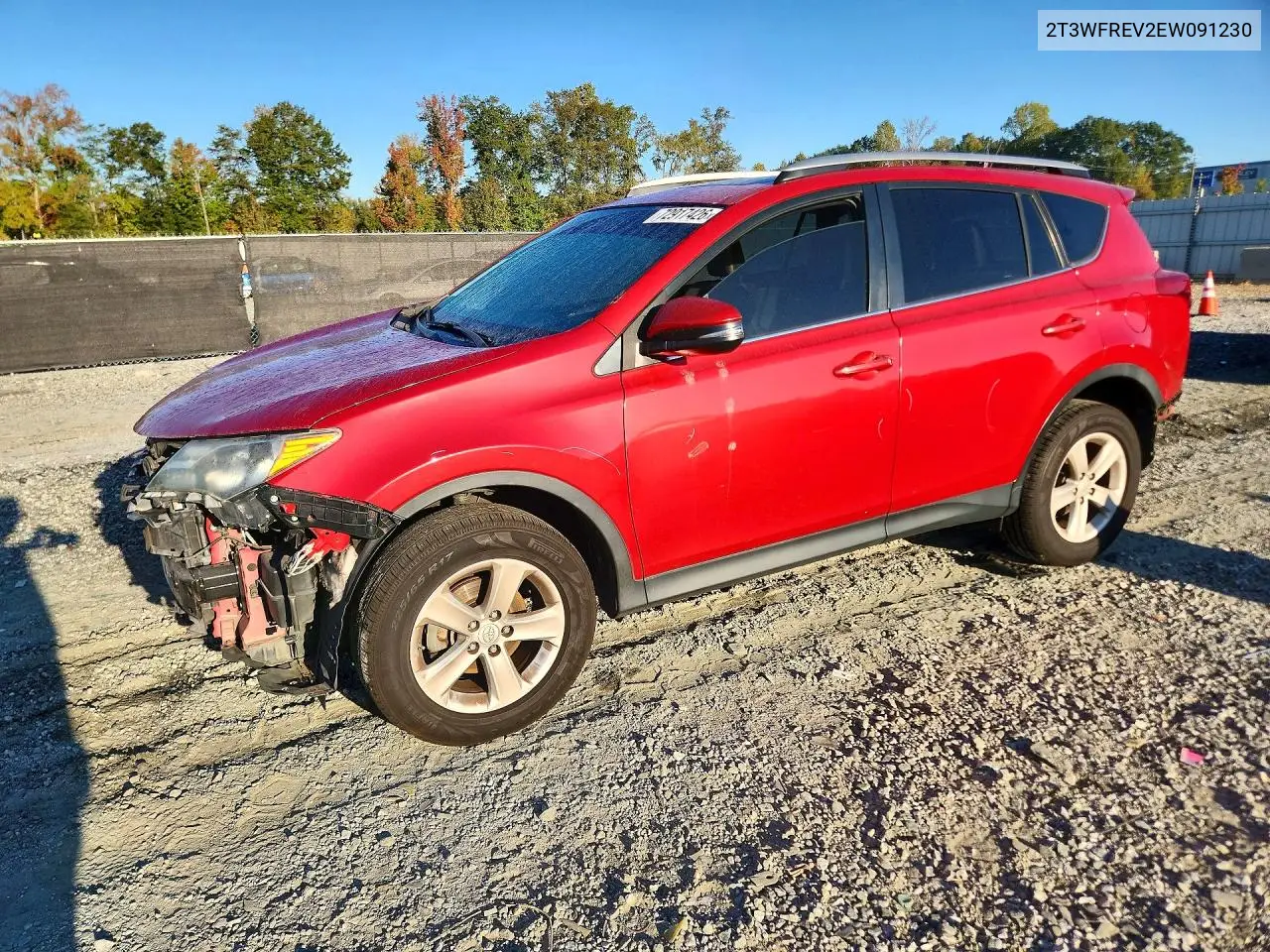 TOYOTA RAV 4 2014, VIN 2T3WFREV2EW091230