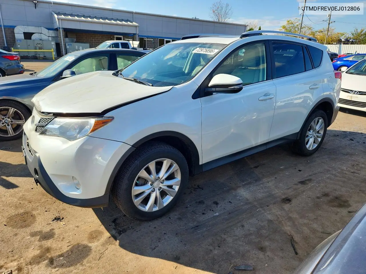 TOYOTA RAV 4 2014, VIN JTMDFREV0EJ012806