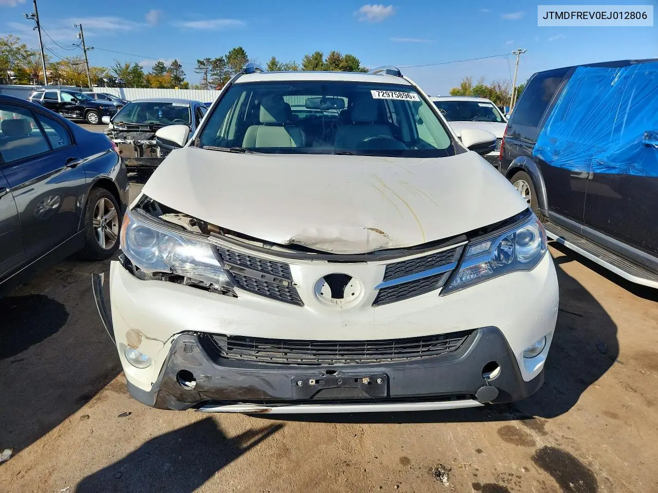 2014 TOYOTA RAV 4 VIN JTMDFREV0EJ012806 — фото 5