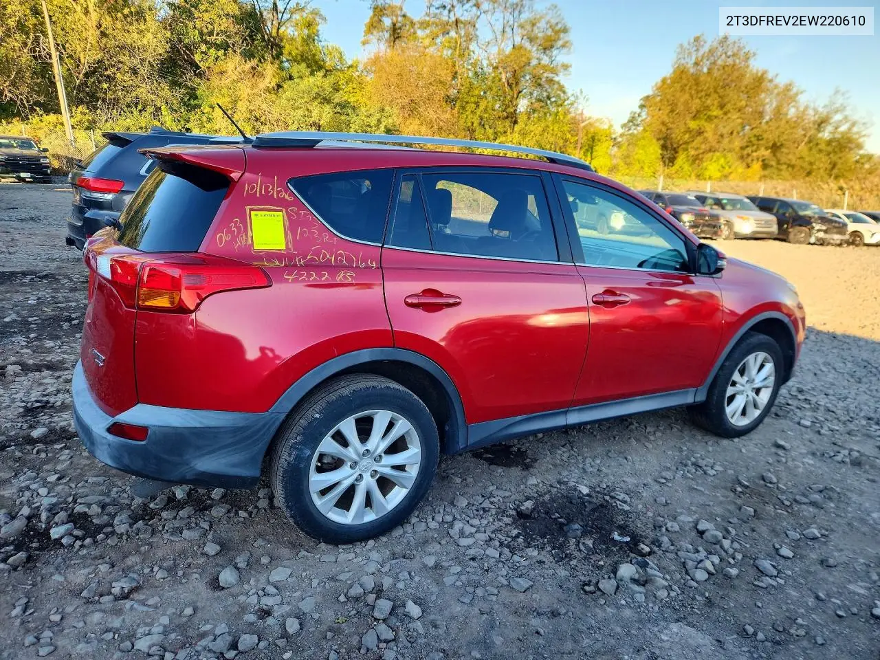 2014 TOYOTA RAV 4 VIN 2T3DFREV2EW220610 — фото 3