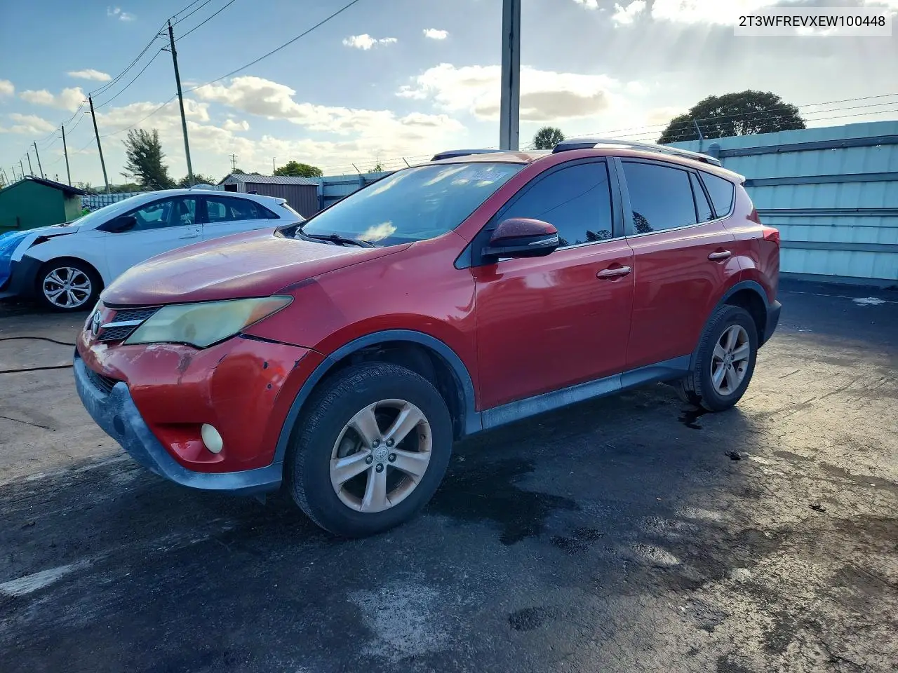 TOYOTA RAV 4 2014, VIN 2T3WFREVXEW100448