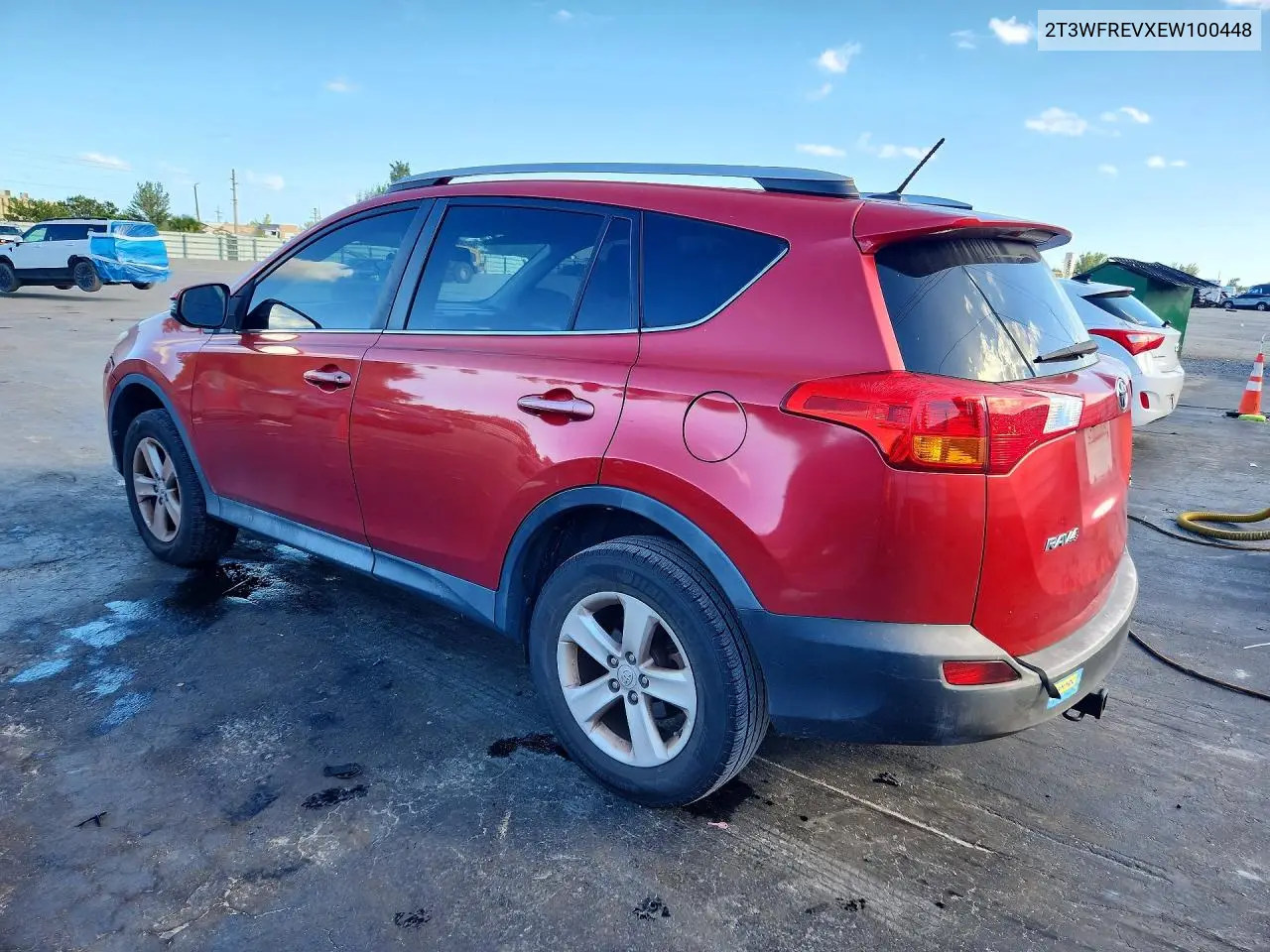 2014 TOYOTA RAV 4 VIN 2T3WFREVXEW100448 — фото 2