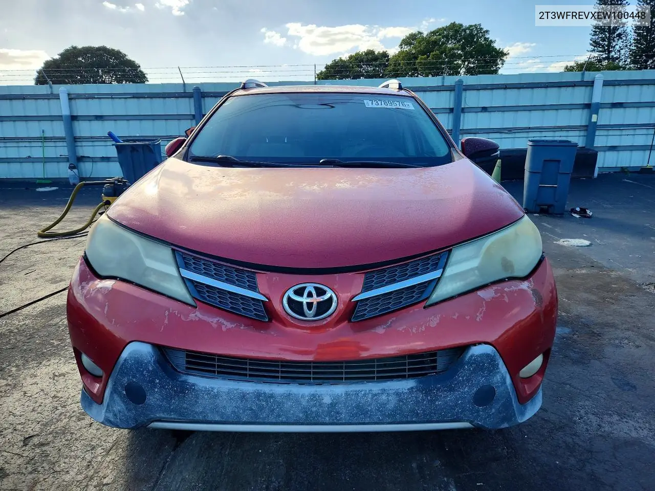 2014 TOYOTA RAV 4 VIN 2T3WFREVXEW100448 — фото 5