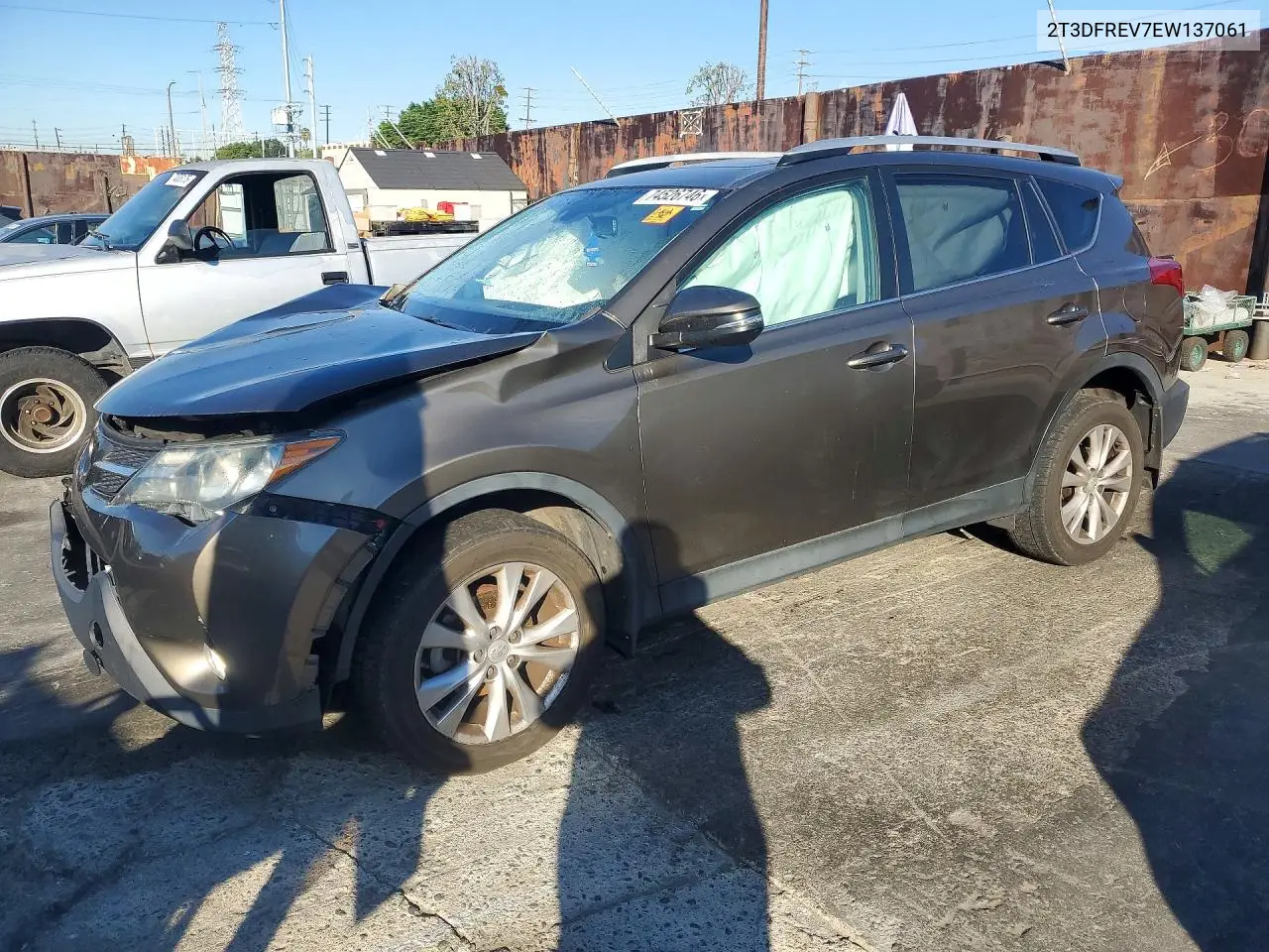 TOYOTA RAV 4 2014, VIN 2T3DFREV7EW137061