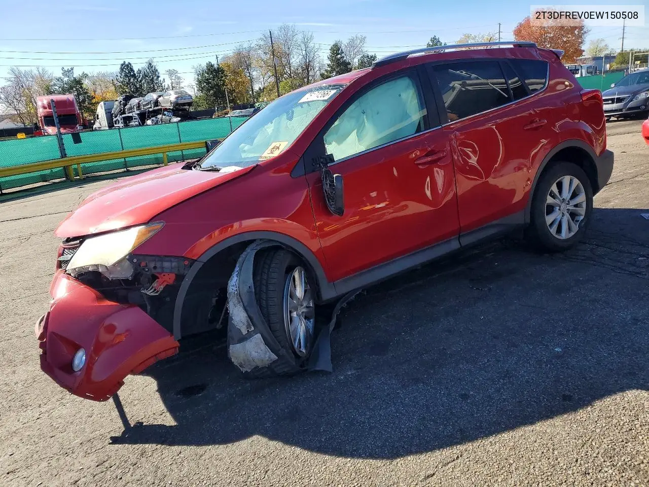 TOYOTA RAV 4 2014, VIN 2T3DFREV0EW150508