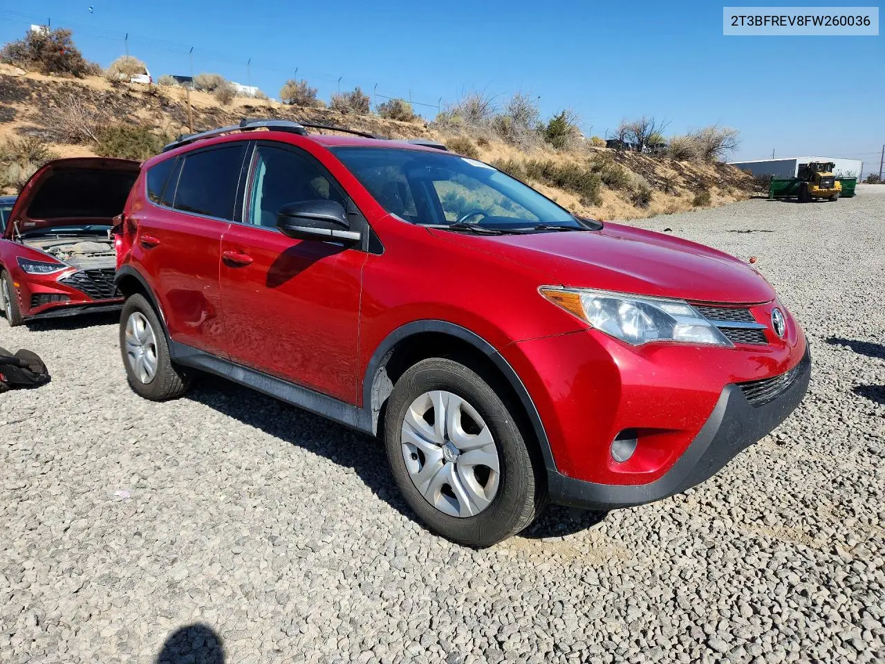 2015 TOYOTA RAV 4 VIN 2T3BFREV8FW260036 — фото 4