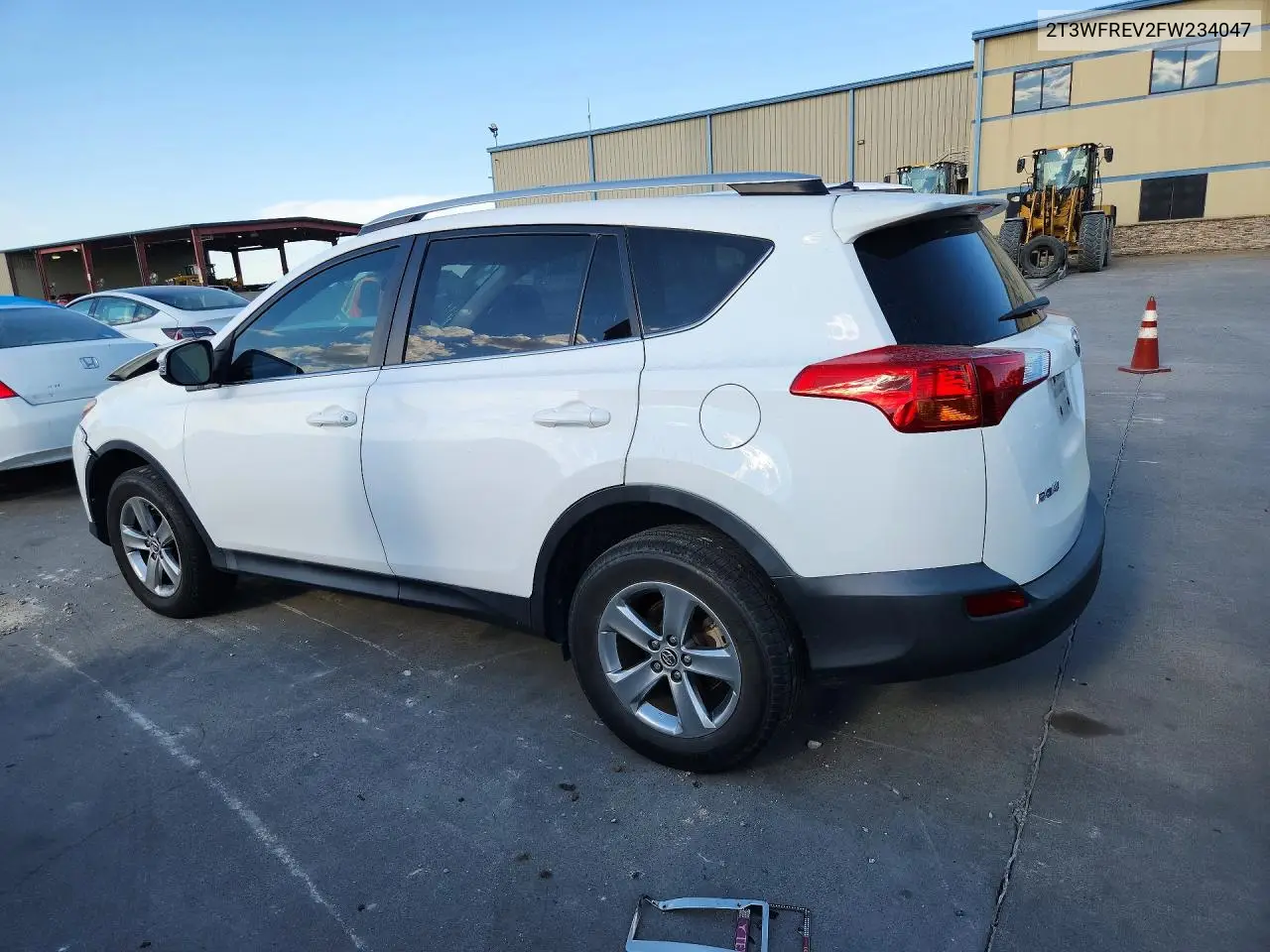 2015 TOYOTA RAV 4 VIN 2T3WFREV2FW234047 — фото 2