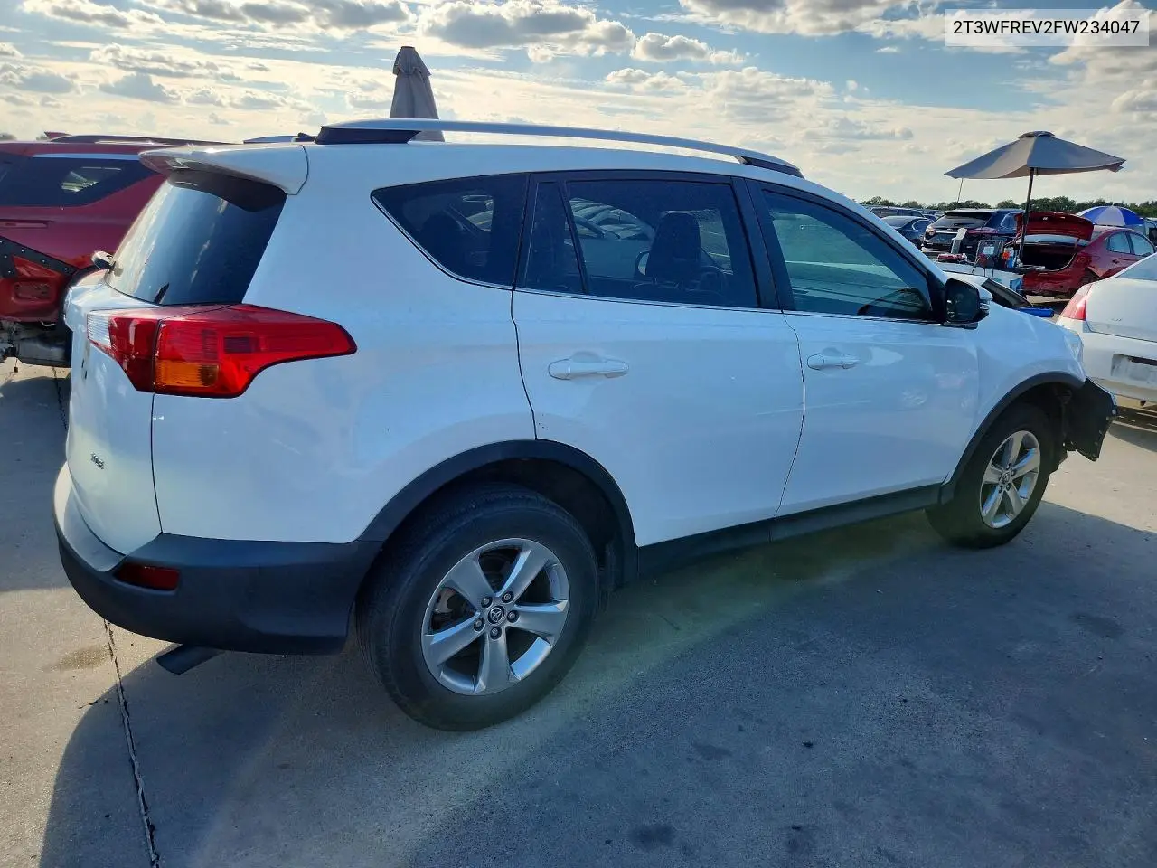 2015 TOYOTA RAV 4 VIN 2T3WFREV2FW234047 — фото 3