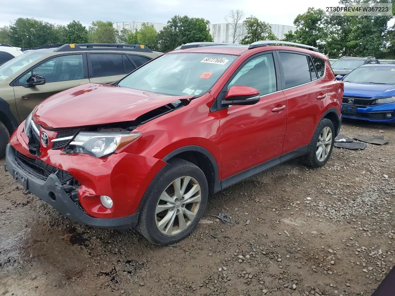 TOYOTA RAV 4 2015, VIN 2T3DFREV4FW367223