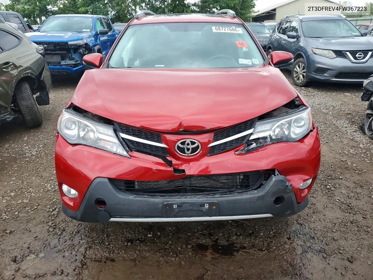 2015 TOYOTA RAV 4 VIN 2T3DFREV4FW367223 — фото 5