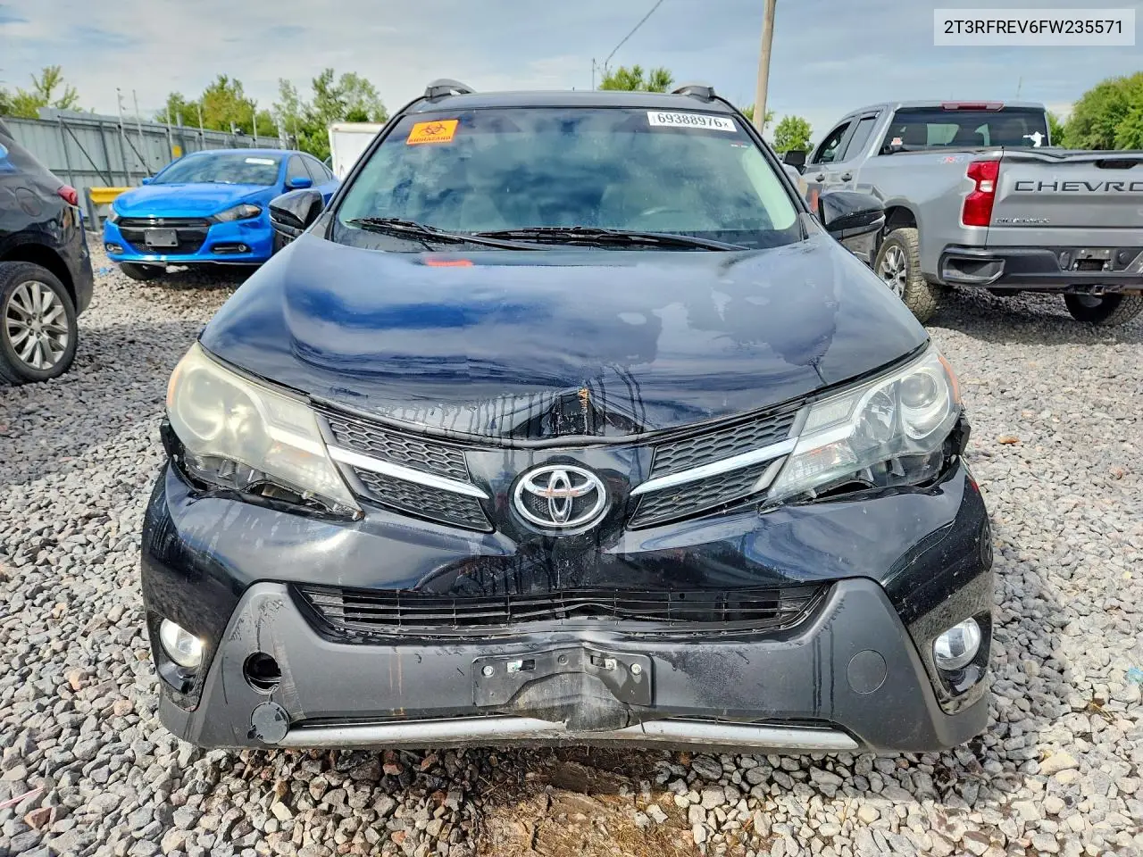 2015 TOYOTA RAV 4 VIN 2T3RFREV6FW235571 — фото 5