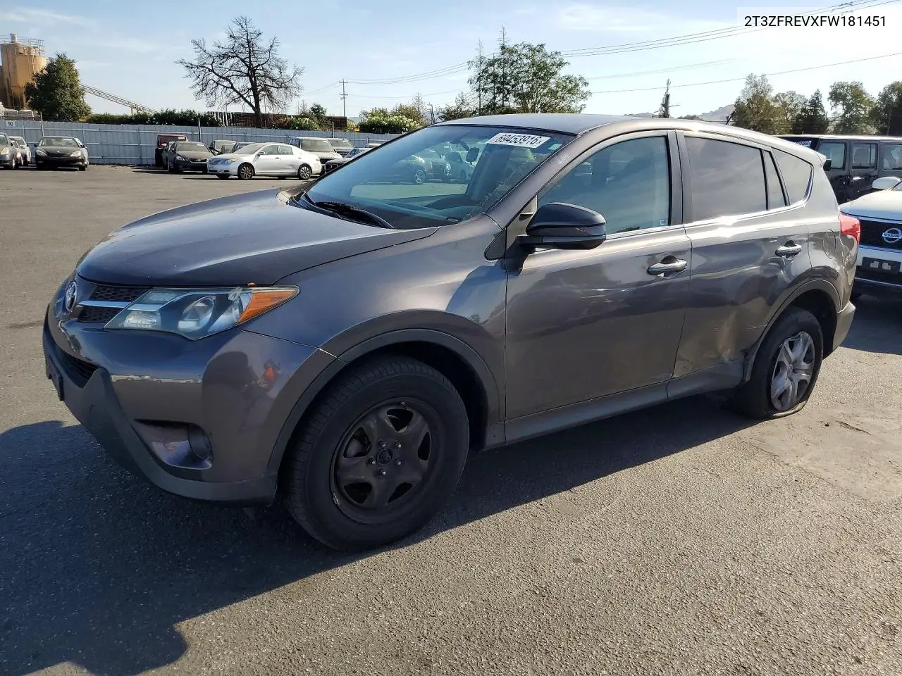 TOYOTA RAV 4 2015, VIN 2T3ZFREVXFW181451