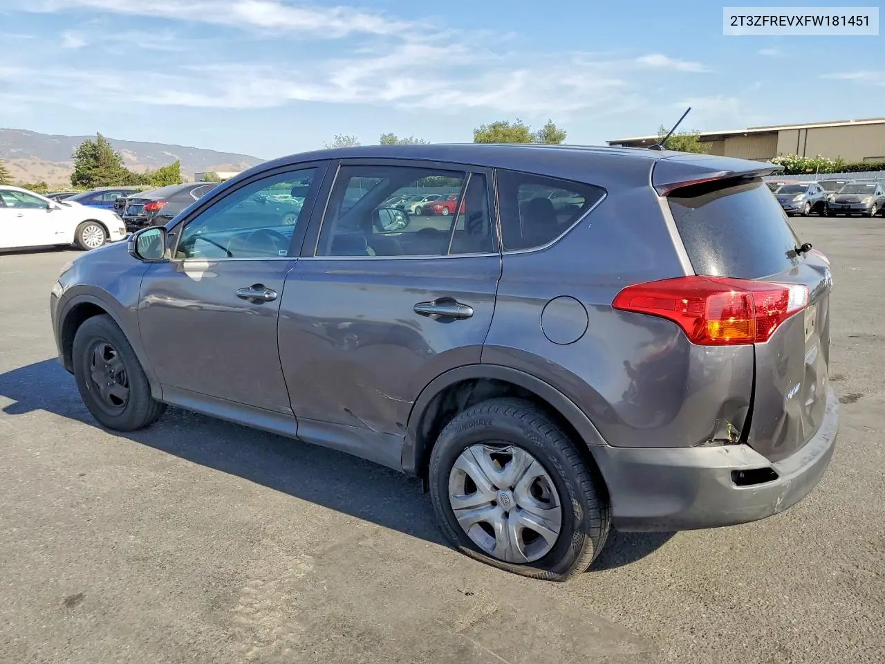 2015 TOYOTA RAV 4 VIN 2T3ZFREVXFW181451 — фото 2