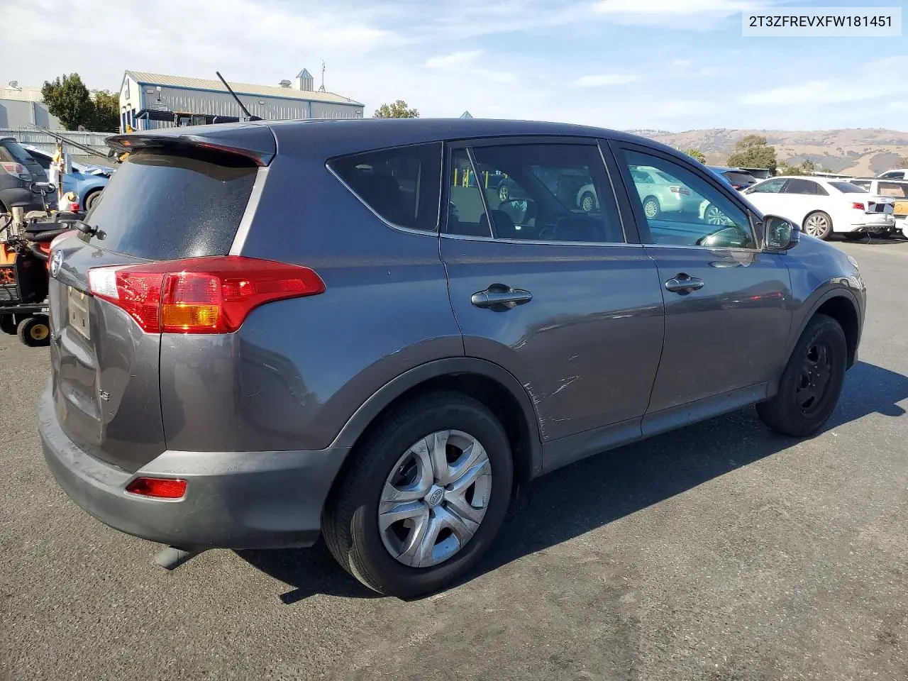 2015 TOYOTA RAV 4 VIN 2T3ZFREVXFW181451 — фото 3