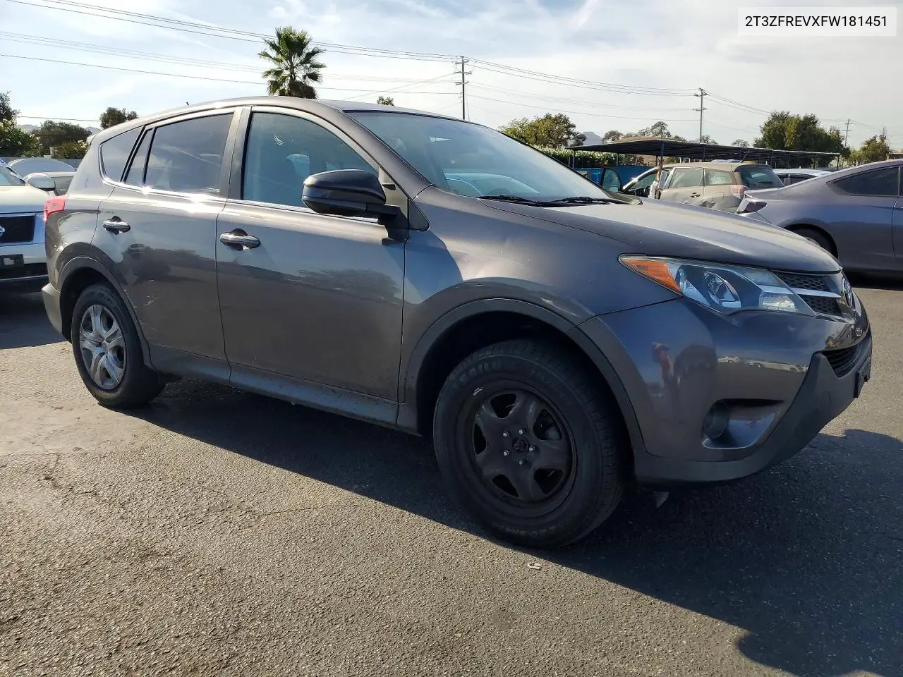 2015 TOYOTA RAV 4 VIN 2T3ZFREVXFW181451 — фото 4