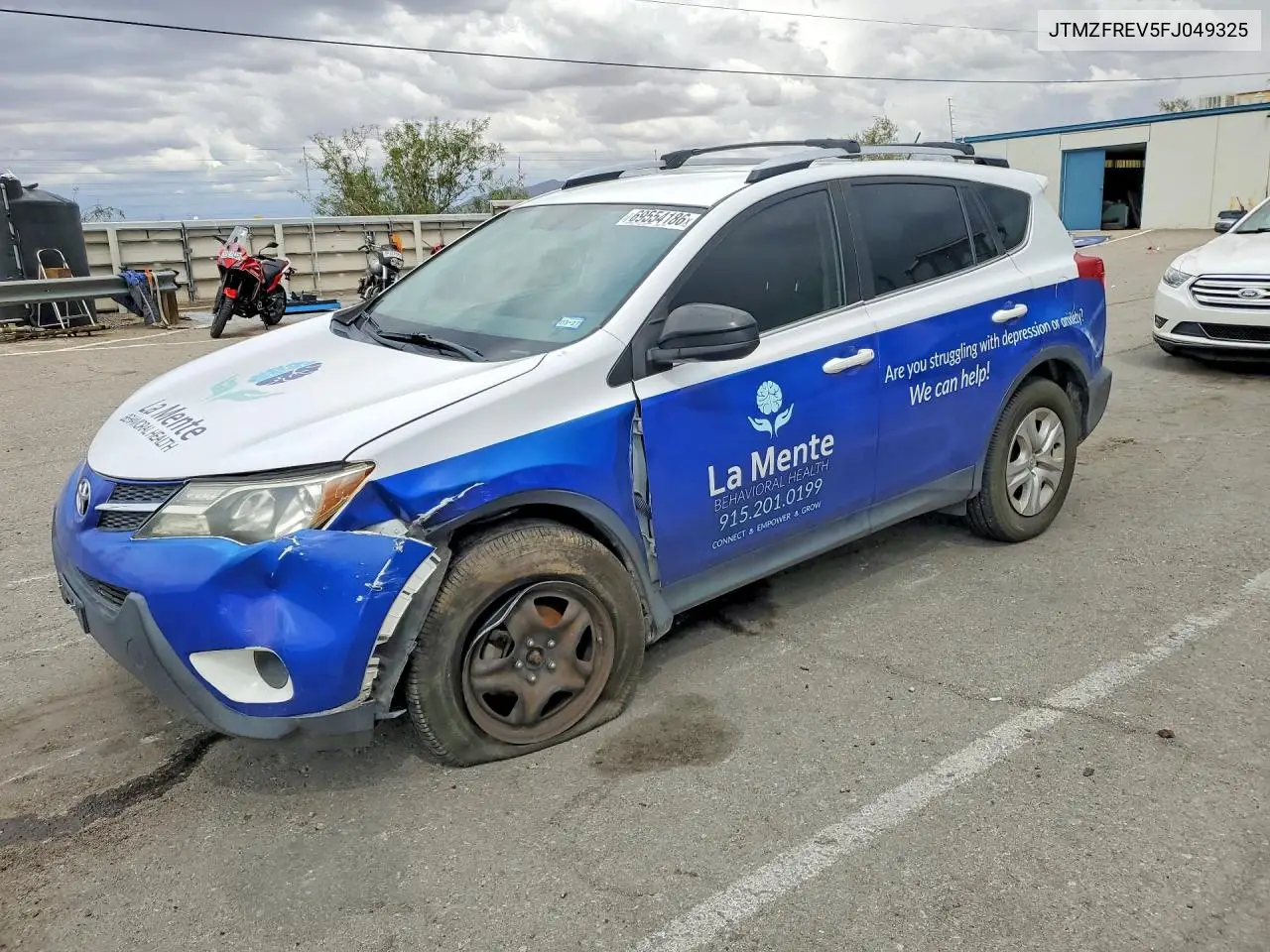 TOYOTA RAV 4 2015, VIN JTMZFREV5FJ049325