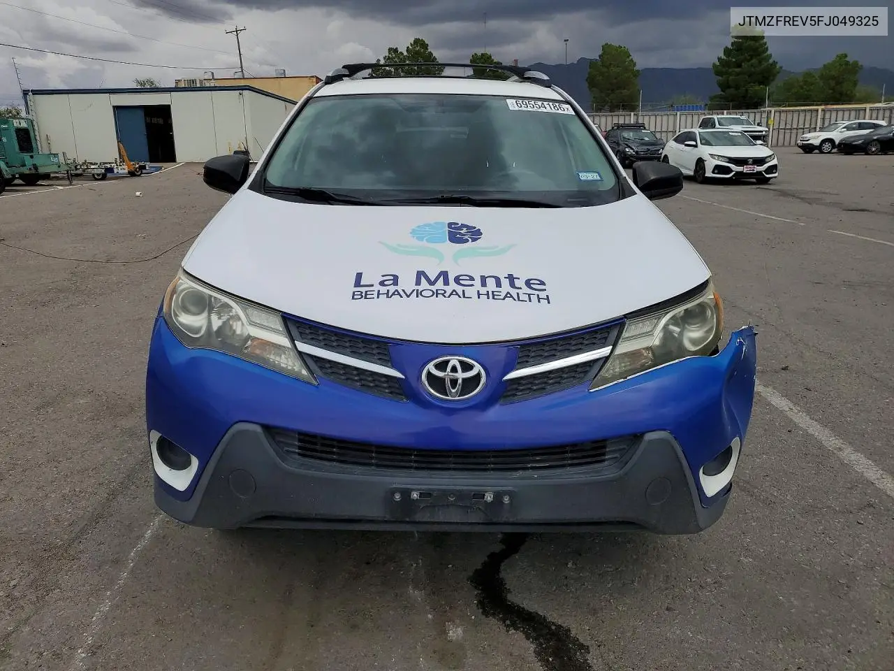 2015 TOYOTA RAV 4 VIN JTMZFREV5FJ049325 — фото 5