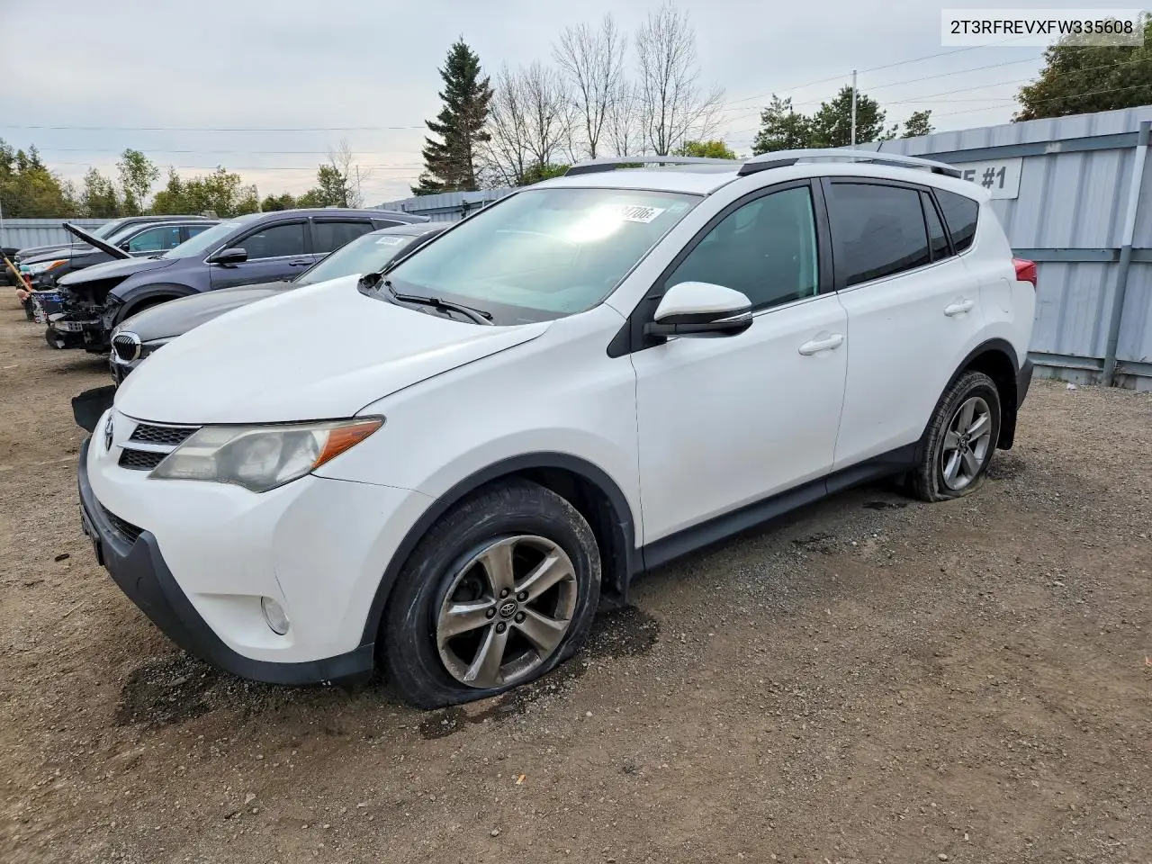 TOYOTA RAV 4 2015, VIN 2T3RFREVXFW335608