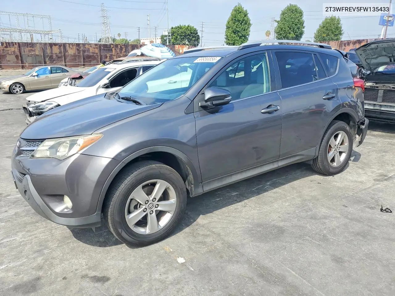 TOYOTA RAV 4 2015, VIN 2T3WFREV5FW135433