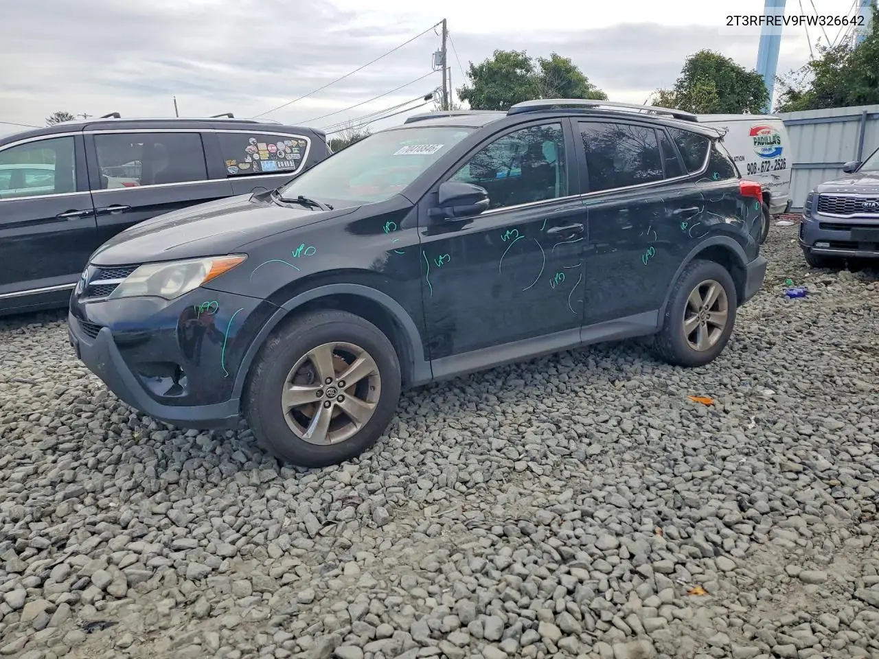 TOYOTA RAV 4 2015, VIN 2T3RFREV9FW326642