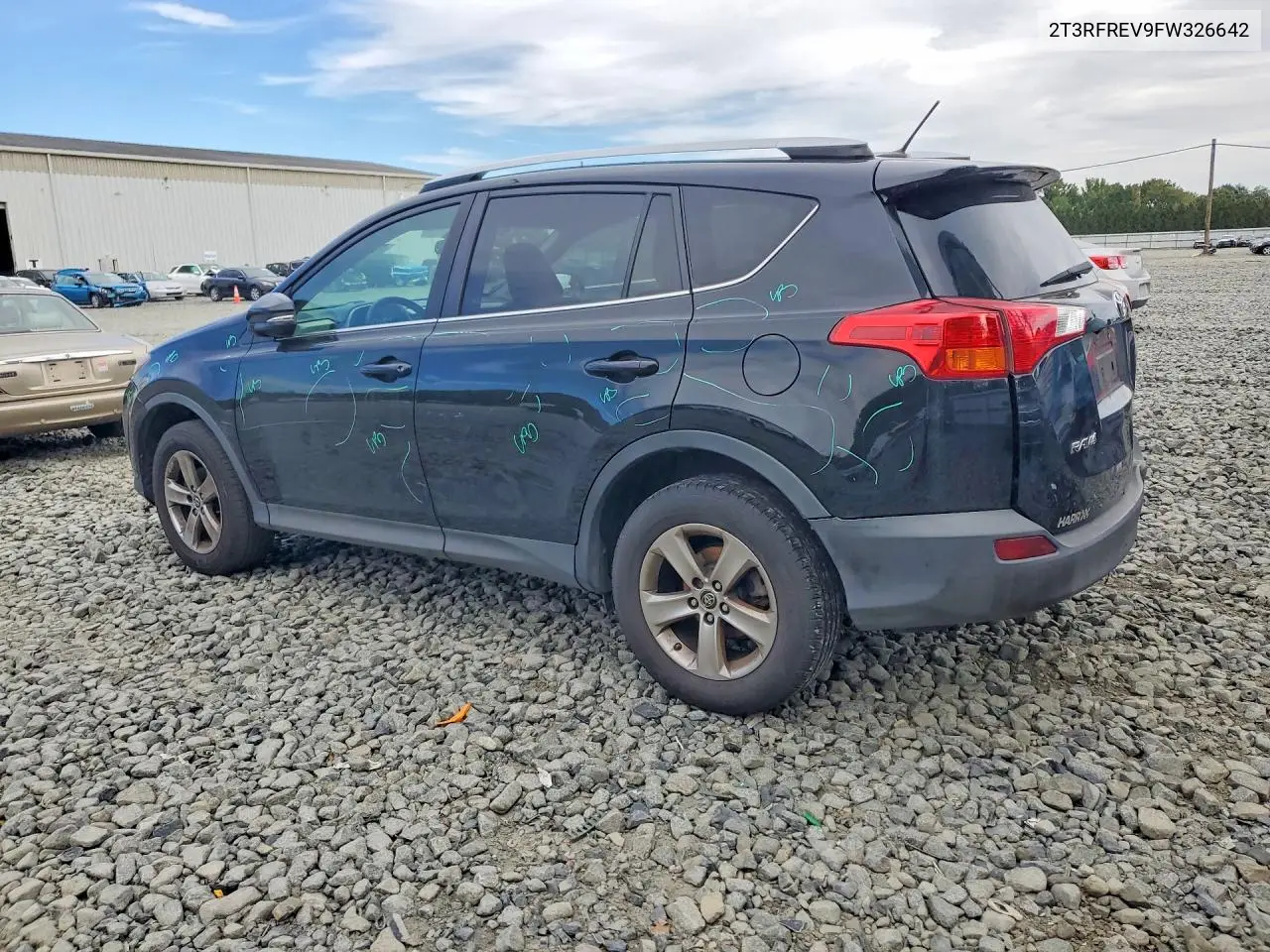 2015 TOYOTA RAV 4 VIN 2T3RFREV9FW326642 — фото 2