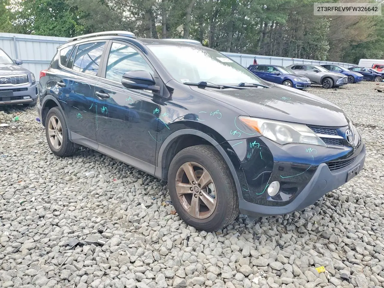 2015 TOYOTA RAV 4 VIN 2T3RFREV9FW326642 — фото 4