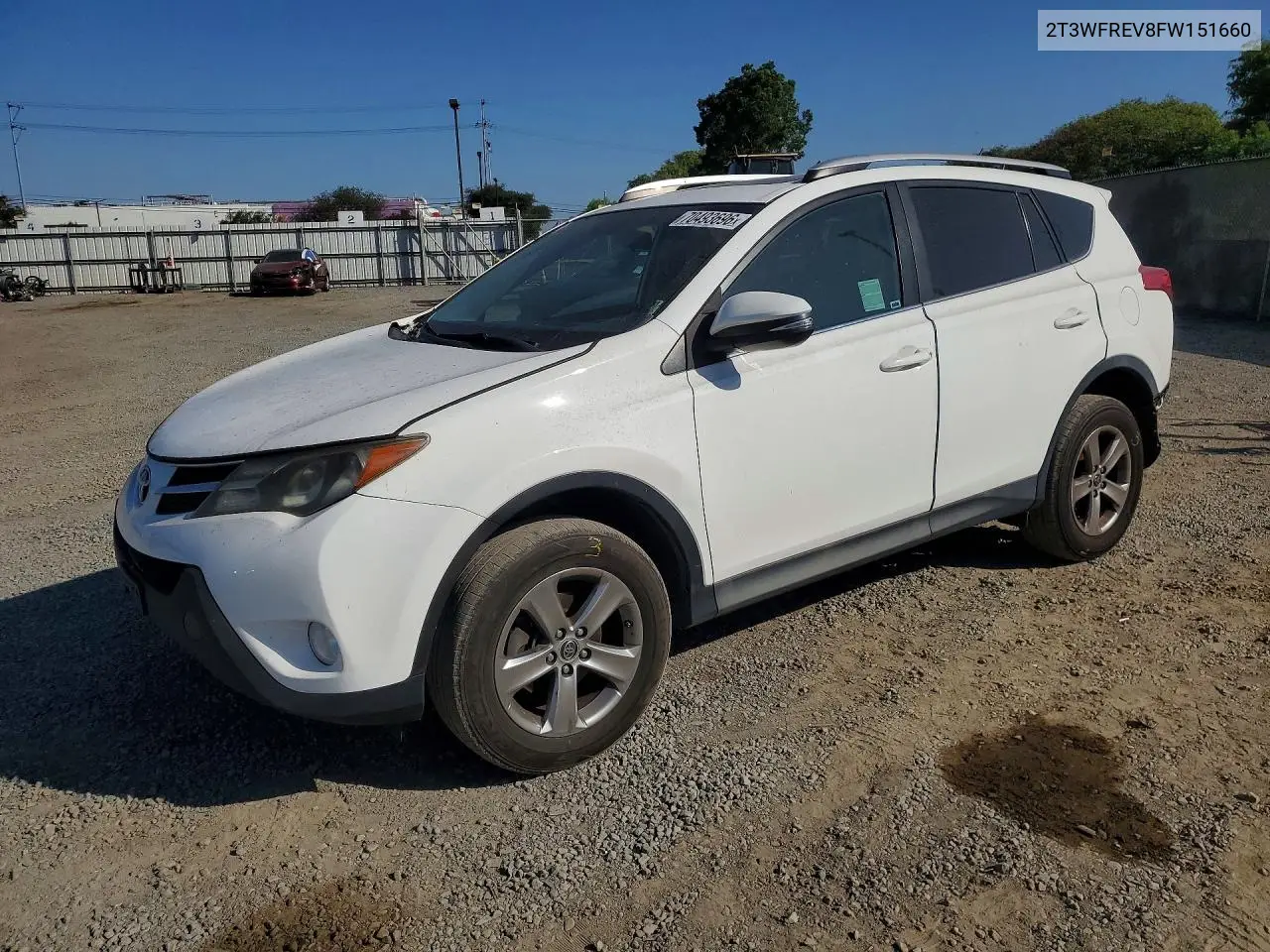 TOYOTA RAV 4 2015, VIN 2T3WFREV8FW151660