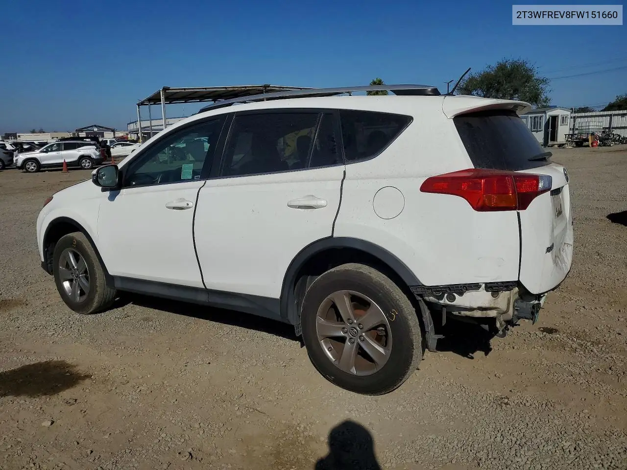 2015 TOYOTA RAV 4 VIN 2T3WFREV8FW151660 — фото 2