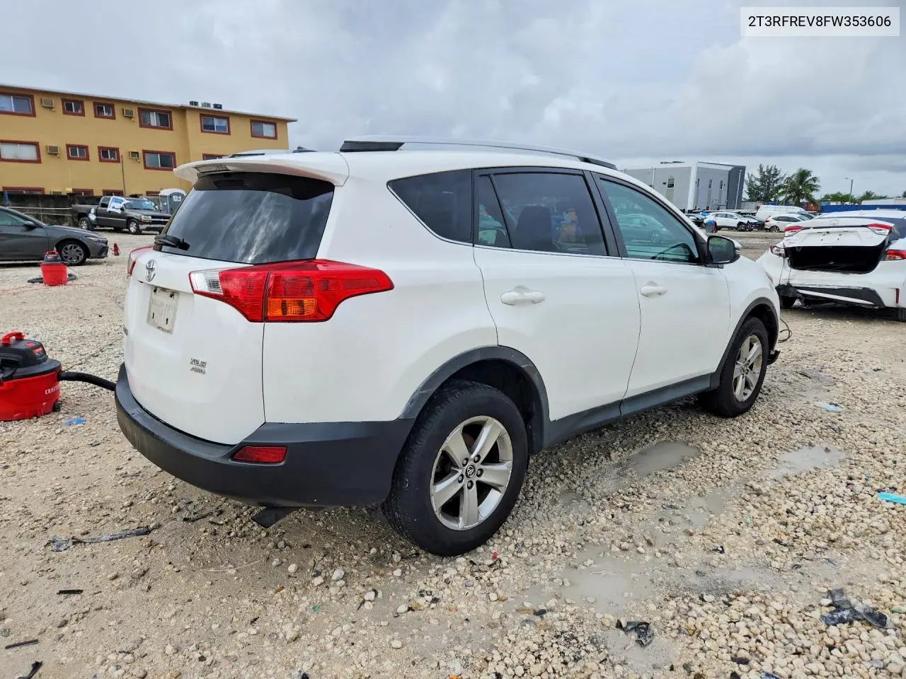 2015 TOYOTA RAV 4 VIN 2T3RFREV8FW353606 — фото 3