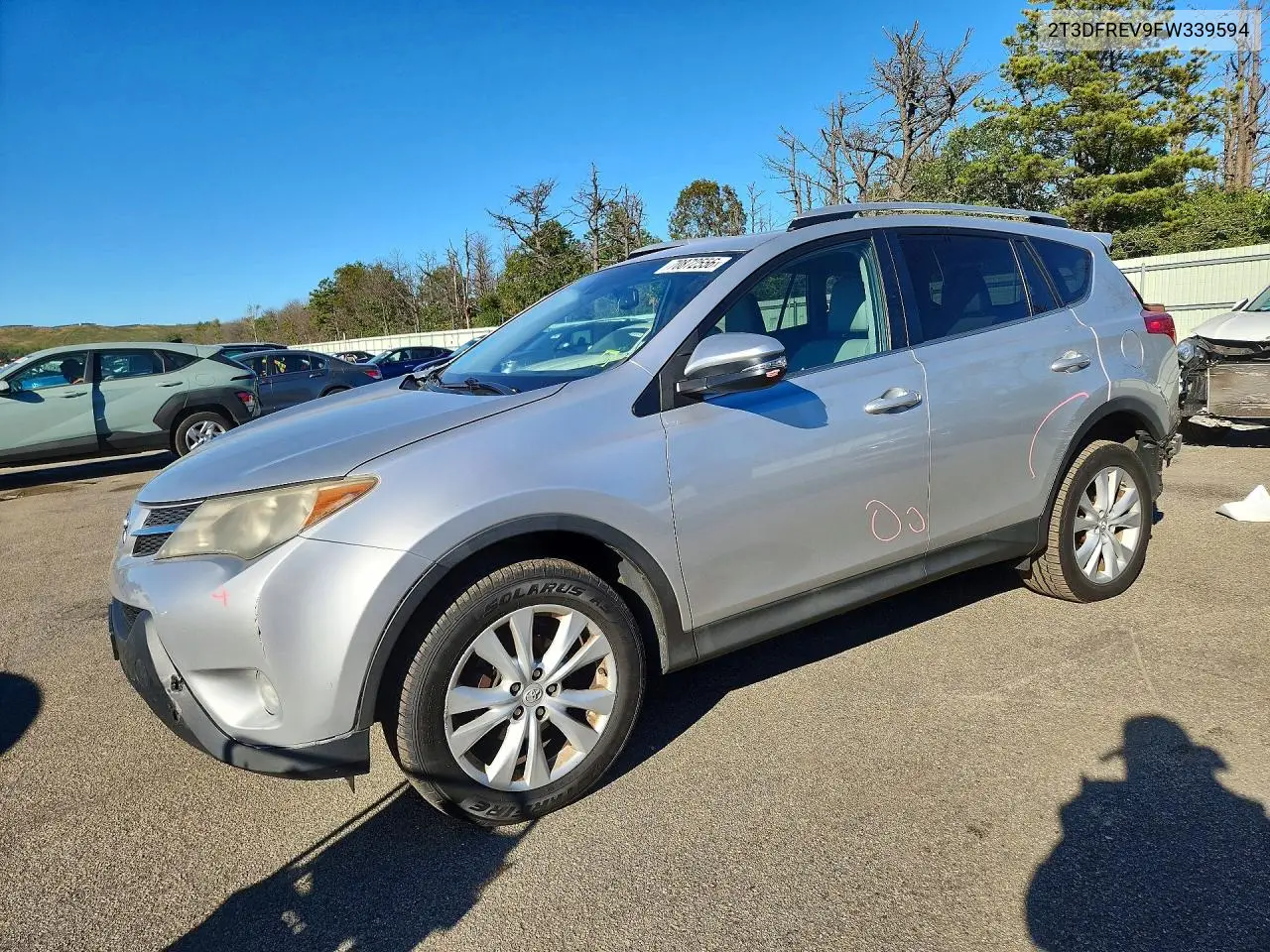 TOYOTA RAV 4 2015, VIN 2T3DFREV9FW339594