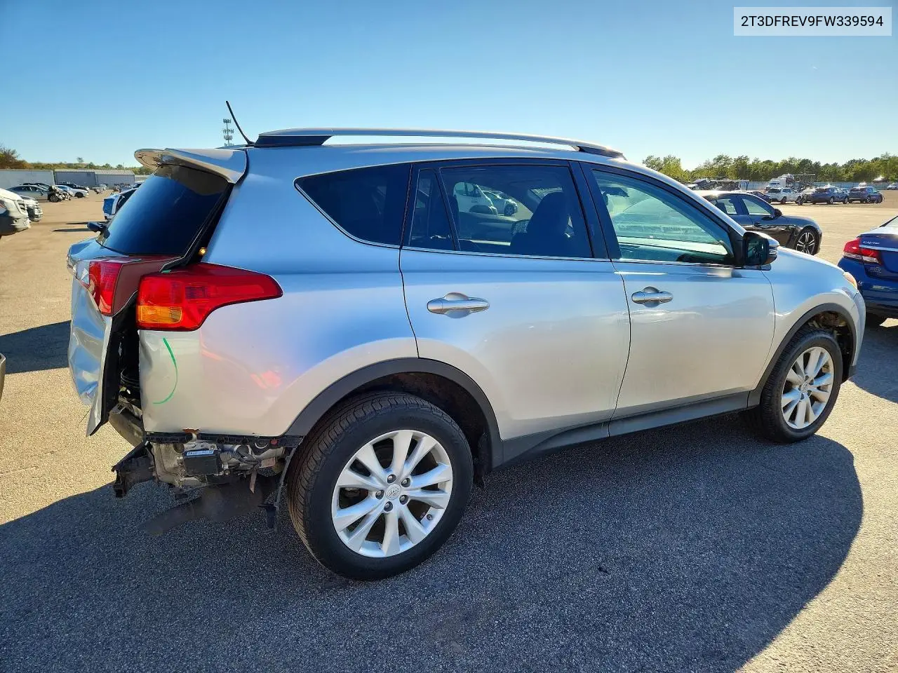 2015 TOYOTA RAV 4 VIN 2T3DFREV9FW339594 — фото 3