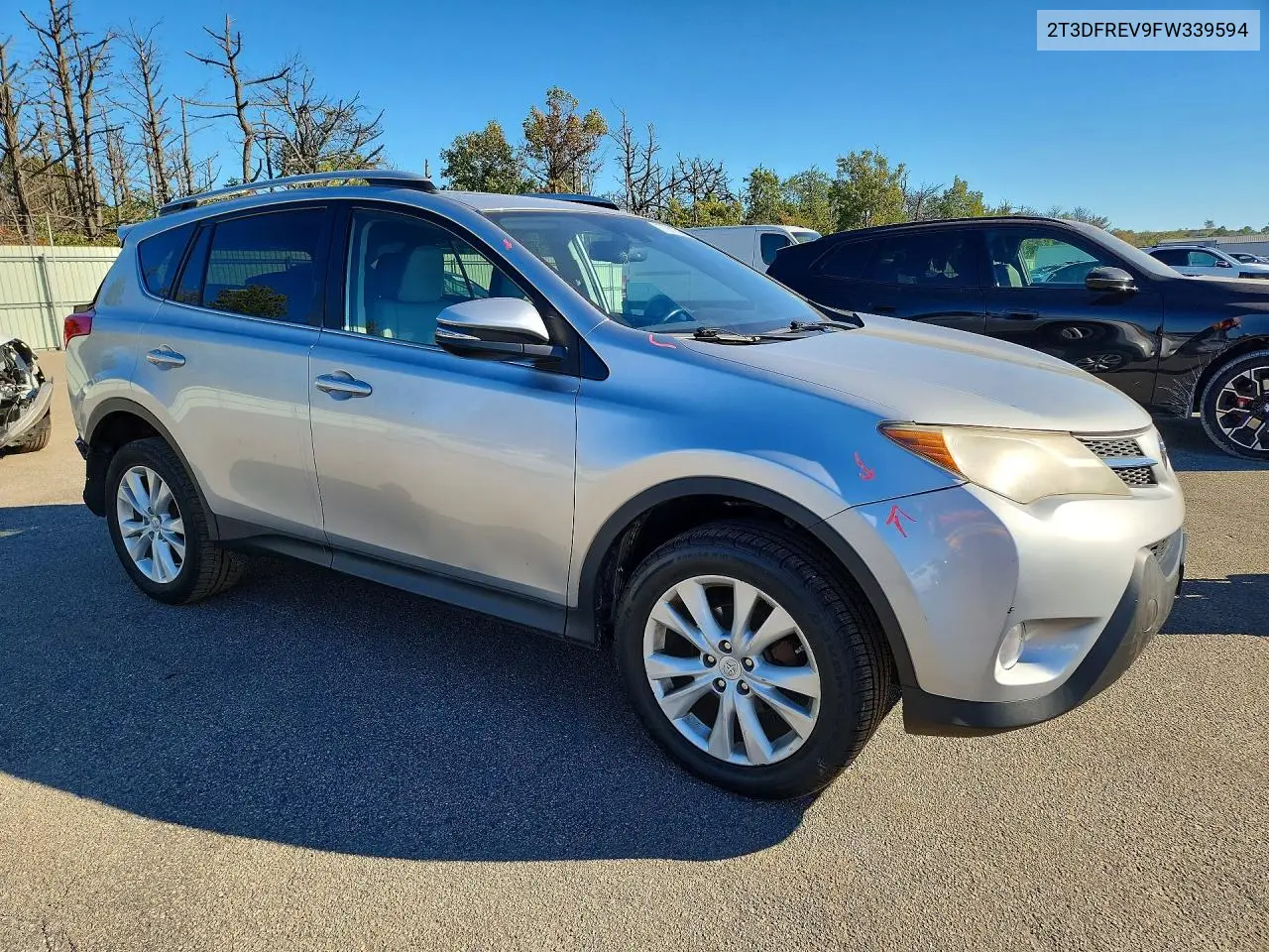 2015 TOYOTA RAV 4 VIN 2T3DFREV9FW339594 — фото 4