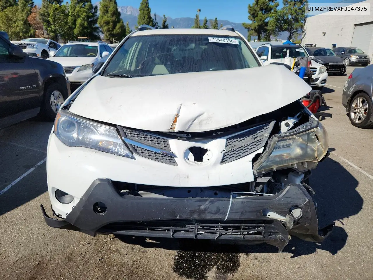 2015 TOYOTA RAV 4 VIN JTMZFREVXFJ047375 — фото 5
