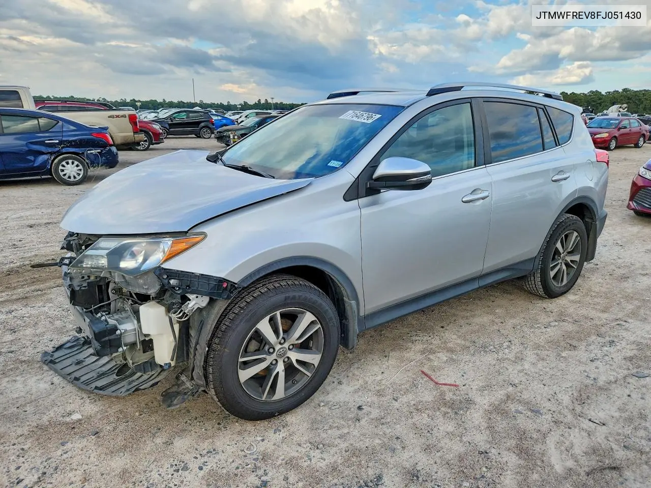 TOYOTA RAV 4 2015, VIN JTMWFREV8FJ051430