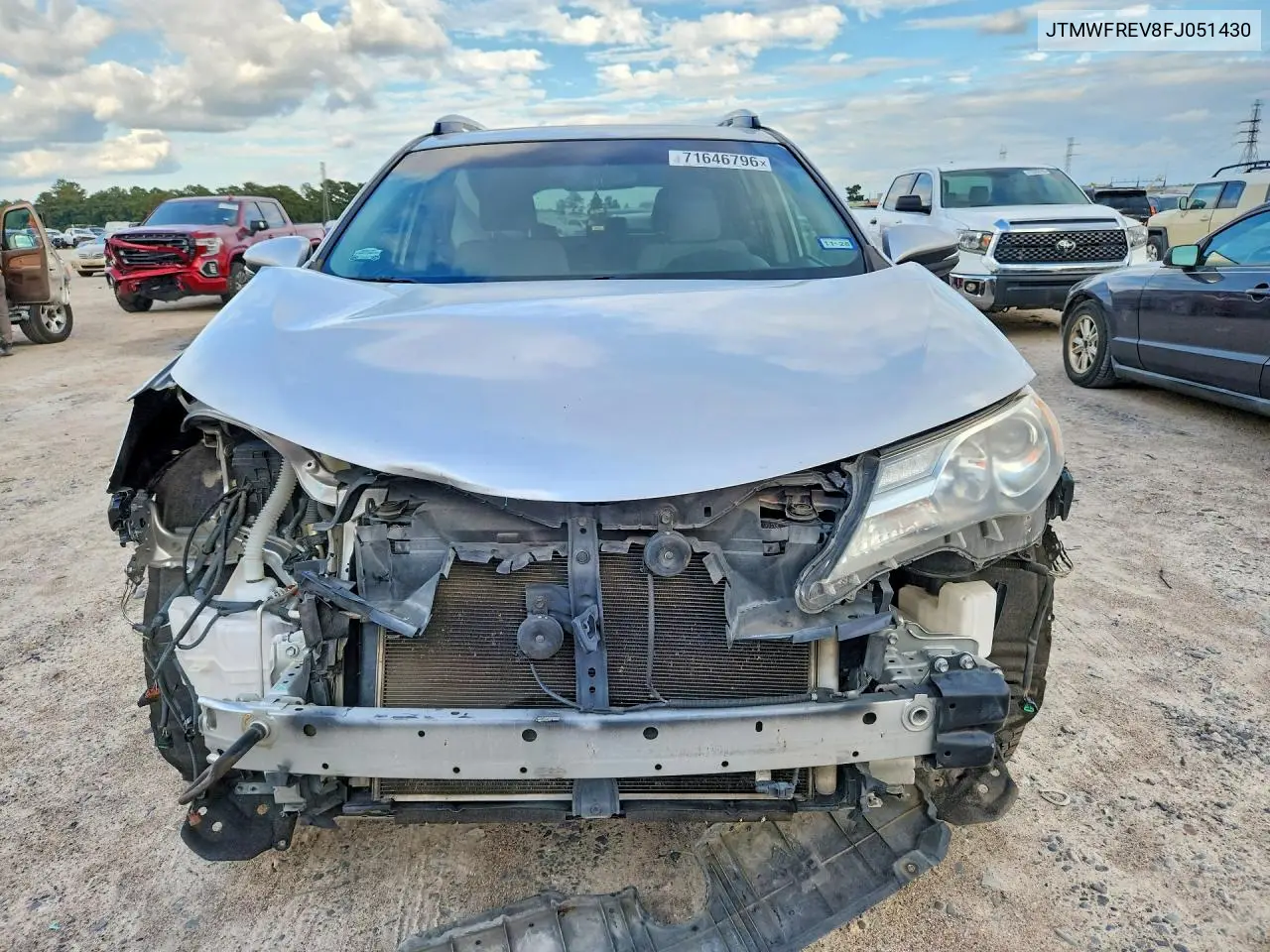 2015 TOYOTA RAV 4 VIN JTMWFREV8FJ051430 — фото 5