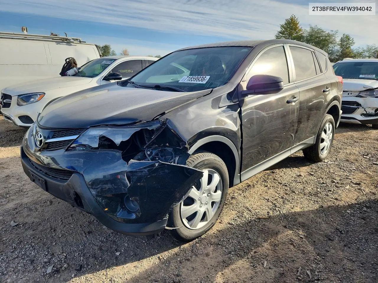 TOYOTA RAV 4 2015, VIN 2T3BFREV4FW394042