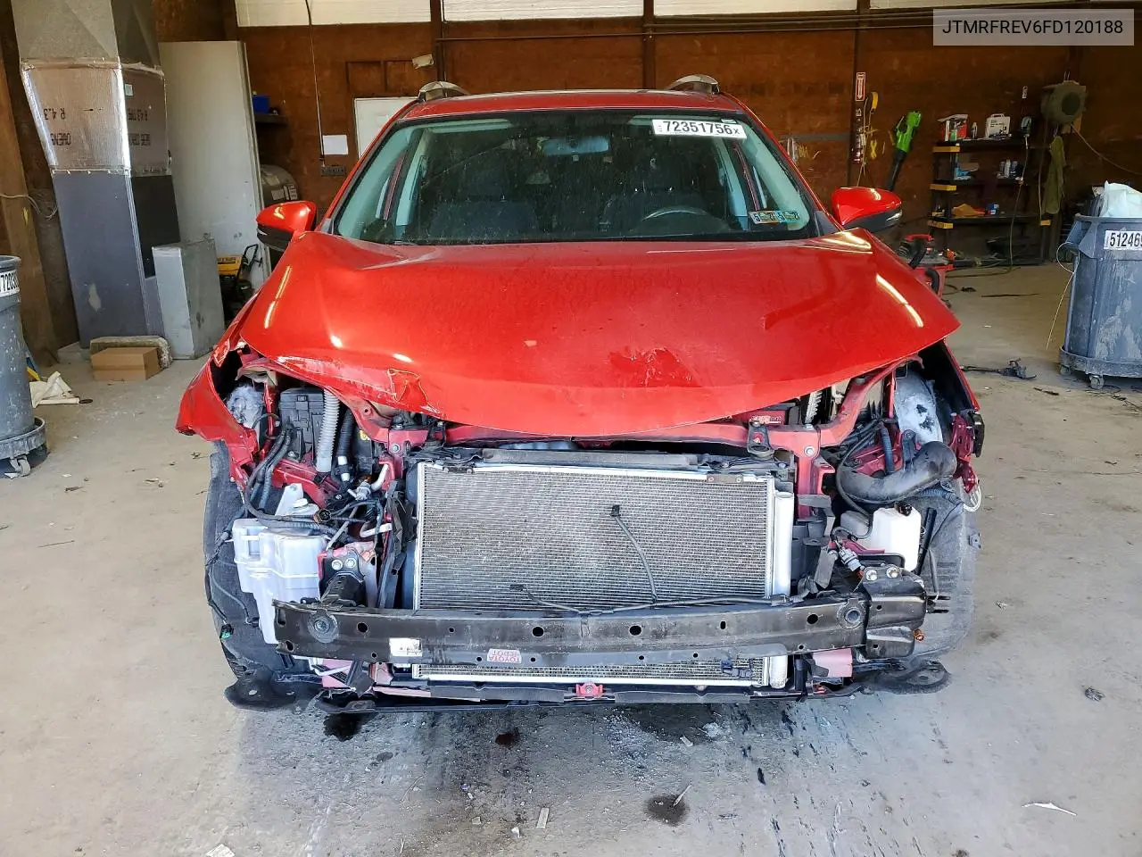 2015 TOYOTA RAV 4 VIN JTMRFREV6FD120188 — фото 5