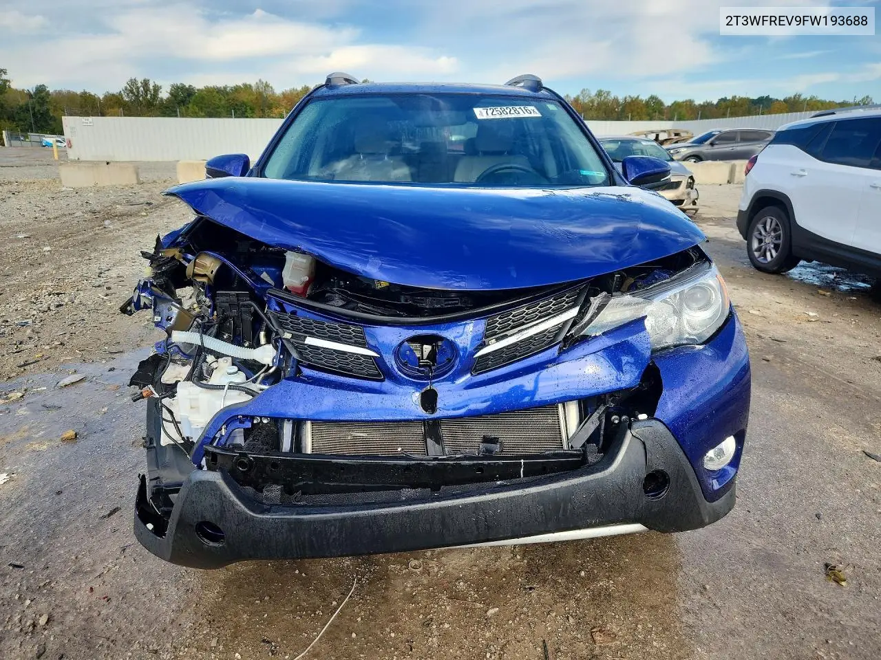 2015 TOYOTA RAV 4 VIN 2T3WFREV9FW193688 — фото 5